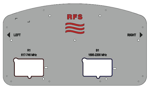 Pressure Window RFS Radio Frequency Systems PBR120/UBR120 PW120-BW-1 NEW 
