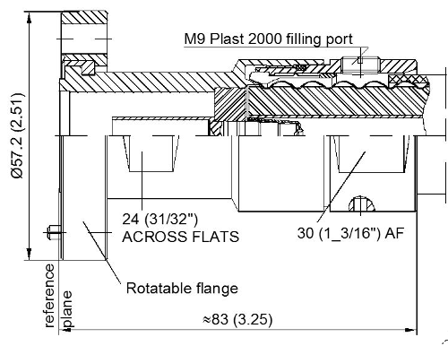 Dimensions in mm