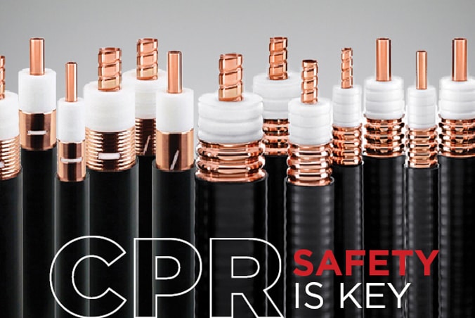 CPR-Compliant Radiating and Coaxial Cables