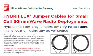 HYBRIFLEX® Jumper Cables for 5G Radio Deployments (Samsung)